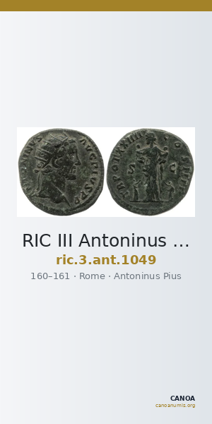 RIC III Antoninus Pius 1049 — CANOA