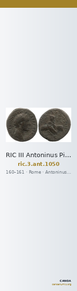 RIC III Antoninus Pius 1050 — CANOA