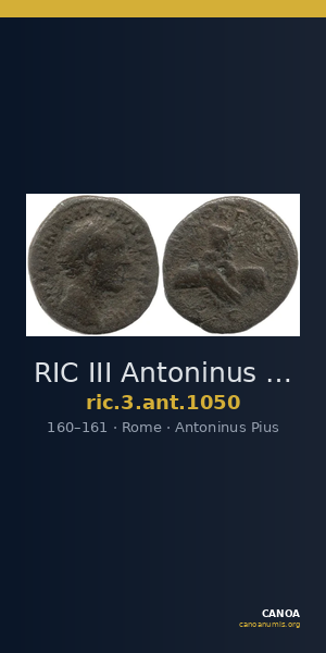 RIC III Antoninus Pius 1050 — CANOA