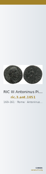 RIC III Antoninus Pius 1051 — CANOA