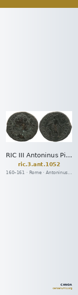 RIC III Antoninus Pius 1052 — CANOA