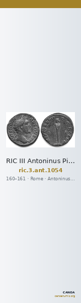 RIC III Antoninus Pius 1054 — CANOA