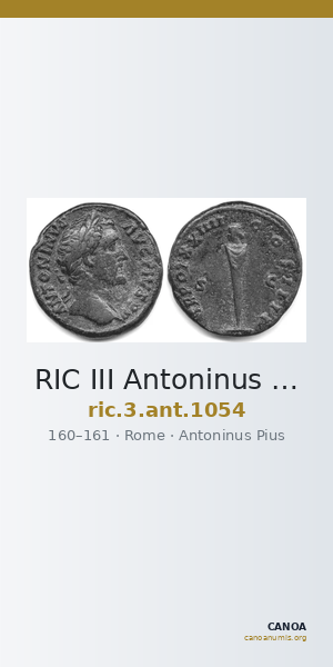 RIC III Antoninus Pius 1054 — CANOA