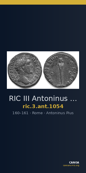 RIC III Antoninus Pius 1054 — CANOA