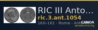 RIC III Antoninus Pius 1054 — CANOA