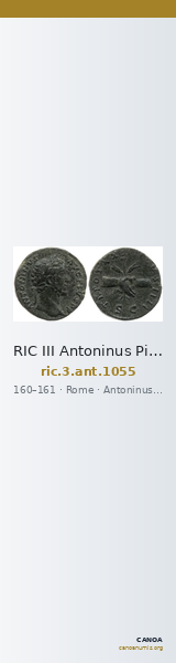 RIC III Antoninus Pius 1055 — CANOA