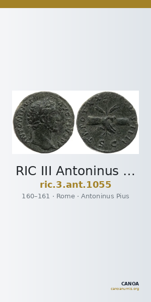 RIC III Antoninus Pius 1055 — CANOA