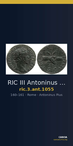 RIC III Antoninus Pius 1055 — CANOA