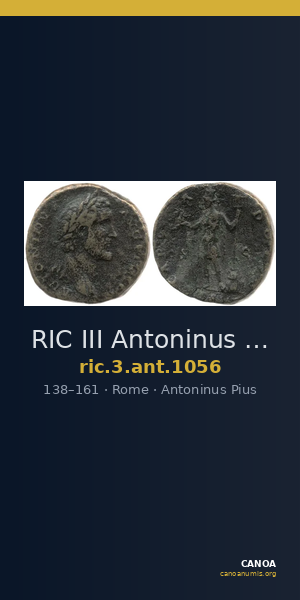 RIC III Antoninus Pius 1056 — CANOA