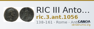 RIC III Antoninus Pius 1056 — CANOA