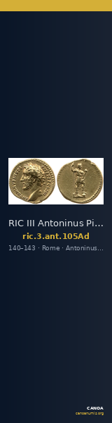 RIC III Antoninus Pius 105Ad — CANOA