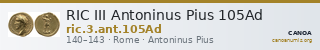 RIC III Antoninus Pius 105Ad — CANOA