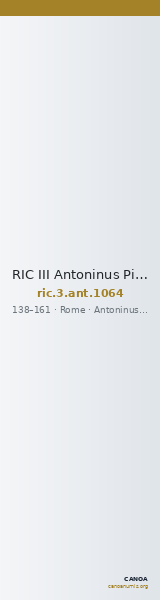 RIC III Antoninus Pius 1064 — CANOA