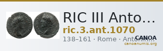 RIC III Antoninus Pius 1070 — CANOA