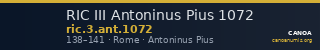 RIC III Antoninus Pius 1072 — CANOA