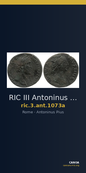 RIC III Antoninus Pius 1073a — CANOA
