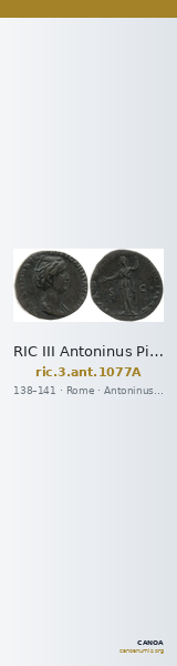 RIC III Antoninus Pius 1077A — CANOA