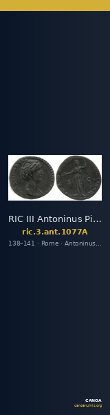 RIC III Antoninus Pius 1077A — CANOA