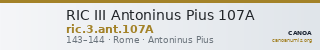 RIC III Antoninus Pius 107A — CANOA