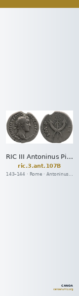 RIC III Antoninus Pius 107B — CANOA