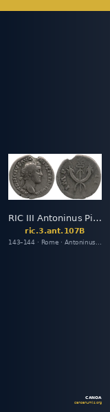 RIC III Antoninus Pius 107B — CANOA