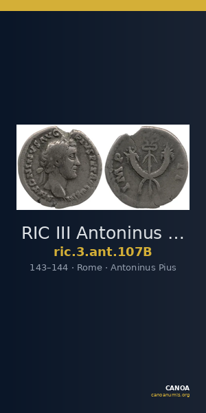 RIC III Antoninus Pius 107B — CANOA