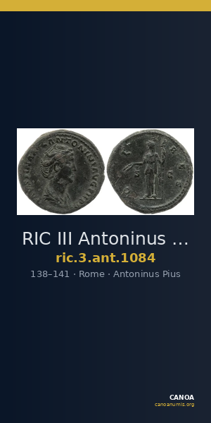 RIC III Antoninus Pius 1084 — CANOA