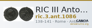 RIC III Antoninus Pius 1086 — CANOA