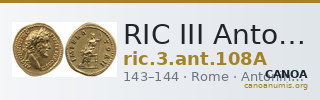RIC III Antoninus Pius 108A — CANOA