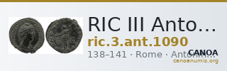 RIC III Antoninus Pius 1090 — CANOA