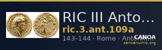 RIC III Antoninus Pius 109a — CANOA