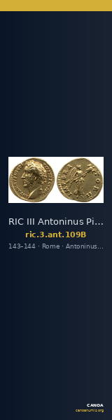 RIC III Antoninus Pius 109B — CANOA