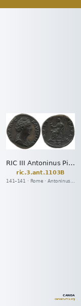 RIC III Antoninus Pius 1103B — CANOA