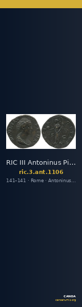 RIC III Antoninus Pius 1106 — CANOA