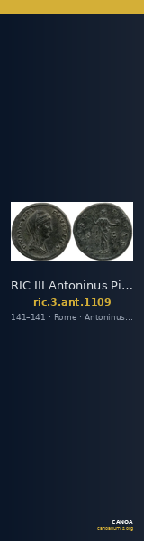 RIC III Antoninus Pius 1109 — CANOA