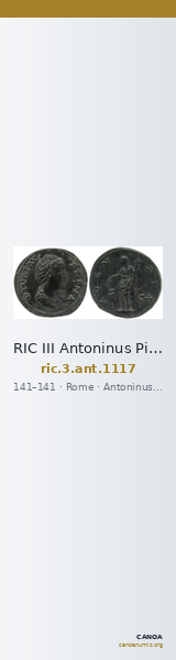 RIC III Antoninus Pius 1117 — CANOA