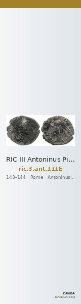 RIC III Antoninus Pius 111E — CANOA