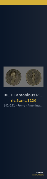RIC III Antoninus Pius 1120 — CANOA
