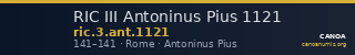 RIC III Antoninus Pius 1121 — CANOA