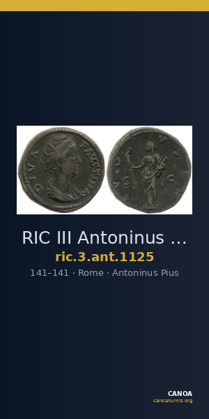 RIC III Antoninus Pius 1125 — CANOA
