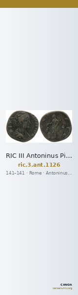 RIC III Antoninus Pius 1126 — CANOA