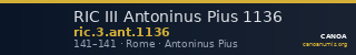 RIC III Antoninus Pius 1136 — CANOA