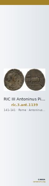 RIC III Antoninus Pius 1139 — CANOA