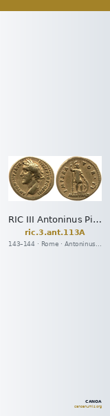RIC III Antoninus Pius 113A — CANOA