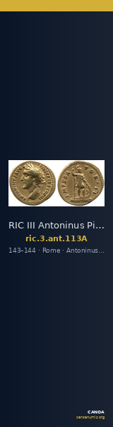 RIC III Antoninus Pius 113A — CANOA