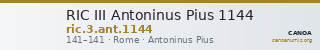 RIC III Antoninus Pius 1144 — CANOA