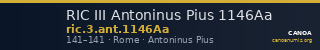 RIC III Antoninus Pius 1146Aa — CANOA