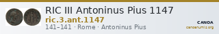 RIC III Antoninus Pius 1147 — CANOA