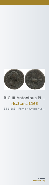 RIC III Antoninus Pius 1166 — CANOA