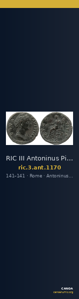 RIC III Antoninus Pius 1170 — CANOA